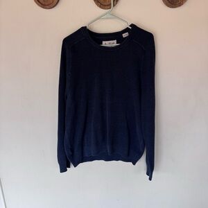 Penguin Men's Navy blue texture Crewneck Sweater size XL